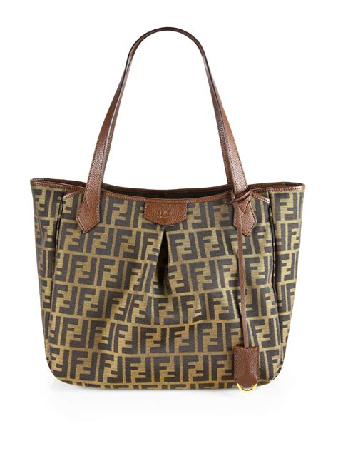 large fendi bag|Fendi zucca shopper tote.